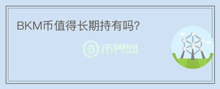 BKM幣值得長期持有嗎？