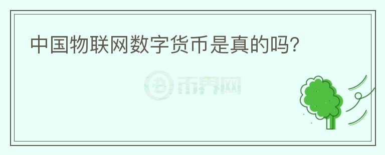 中國物聯(lián)網(wǎng)數(shù)字貨幣是真的嗎？
