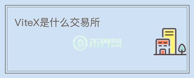 ViteX是什么交易所