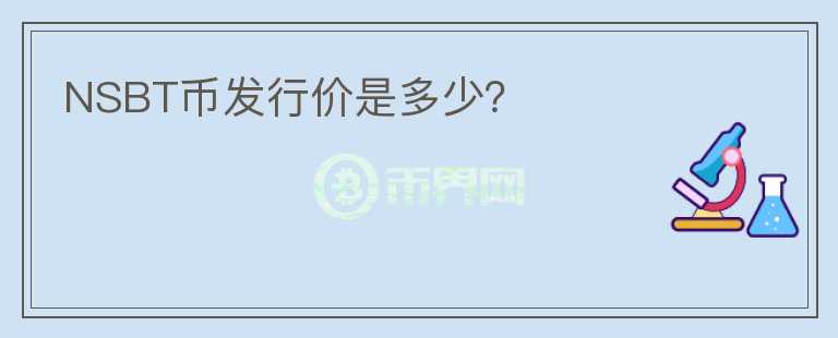 NSBT幣發(fā)行價是多少？