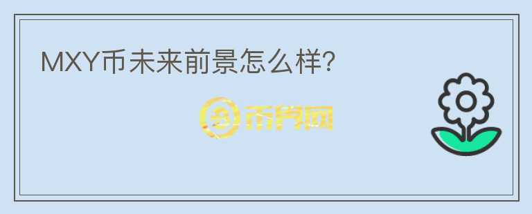 MXY幣未來前景怎么樣？