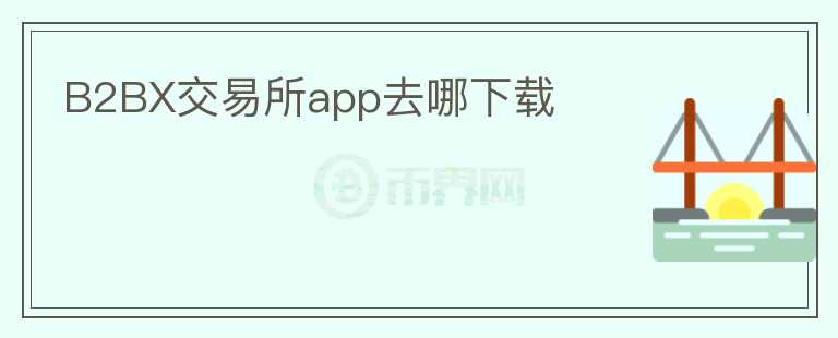B2BX交易所app去哪下載