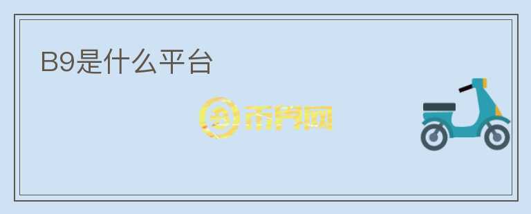 B9是什么平臺