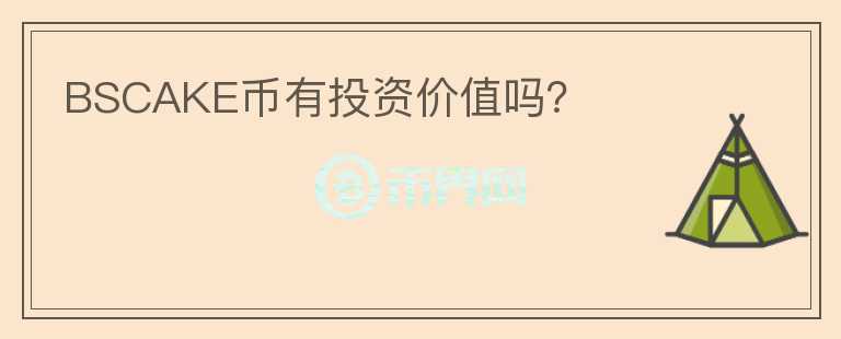 BSCAKE幣有投資價(jià)值嗎？