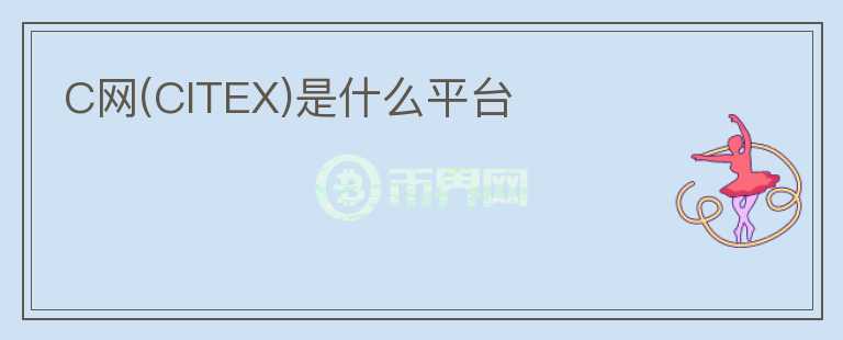 C網(wǎng)(CITEX)是什么平臺