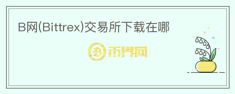 B網(wǎng)(Bittrex)交易所下載在哪