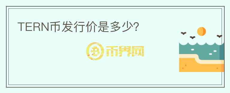 TERN幣發(fā)行價(jià)是多少？