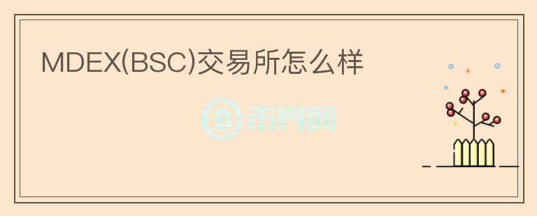MDEX(BSC)交易所怎么樣