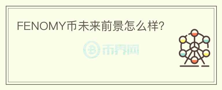 FENOMY幣未來(lái)前景怎么樣？