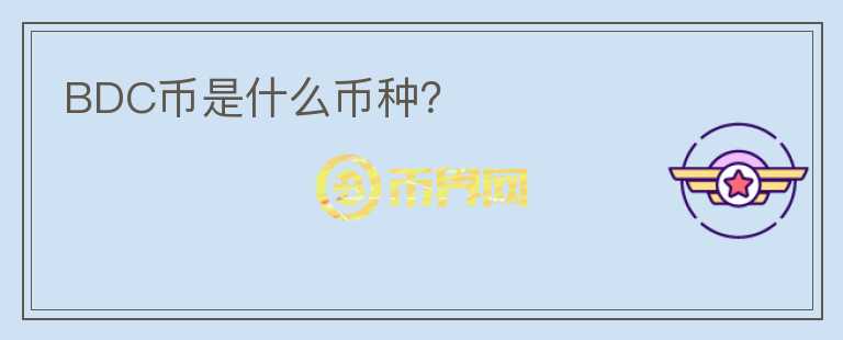 BDC幣是什么幣種？