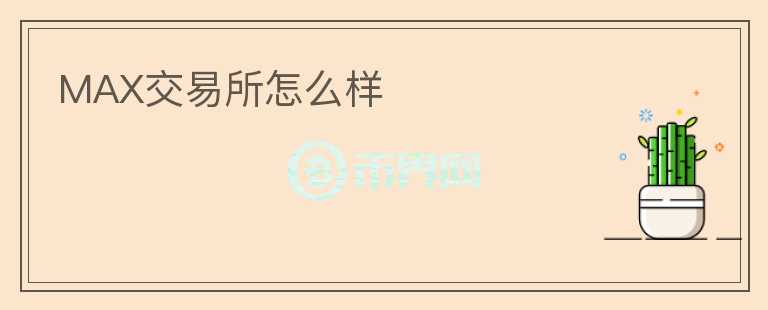 MAX交易所怎么樣