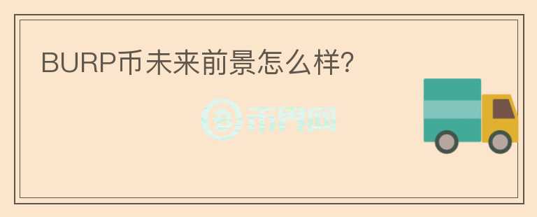 BURP幣未來前景怎么樣？
